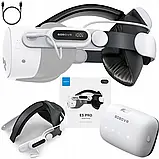 BoboVR E3 Pro кріплення, ремінець для Meta Quest 3, 3S з акумулятором 10000 mAh, фото 3