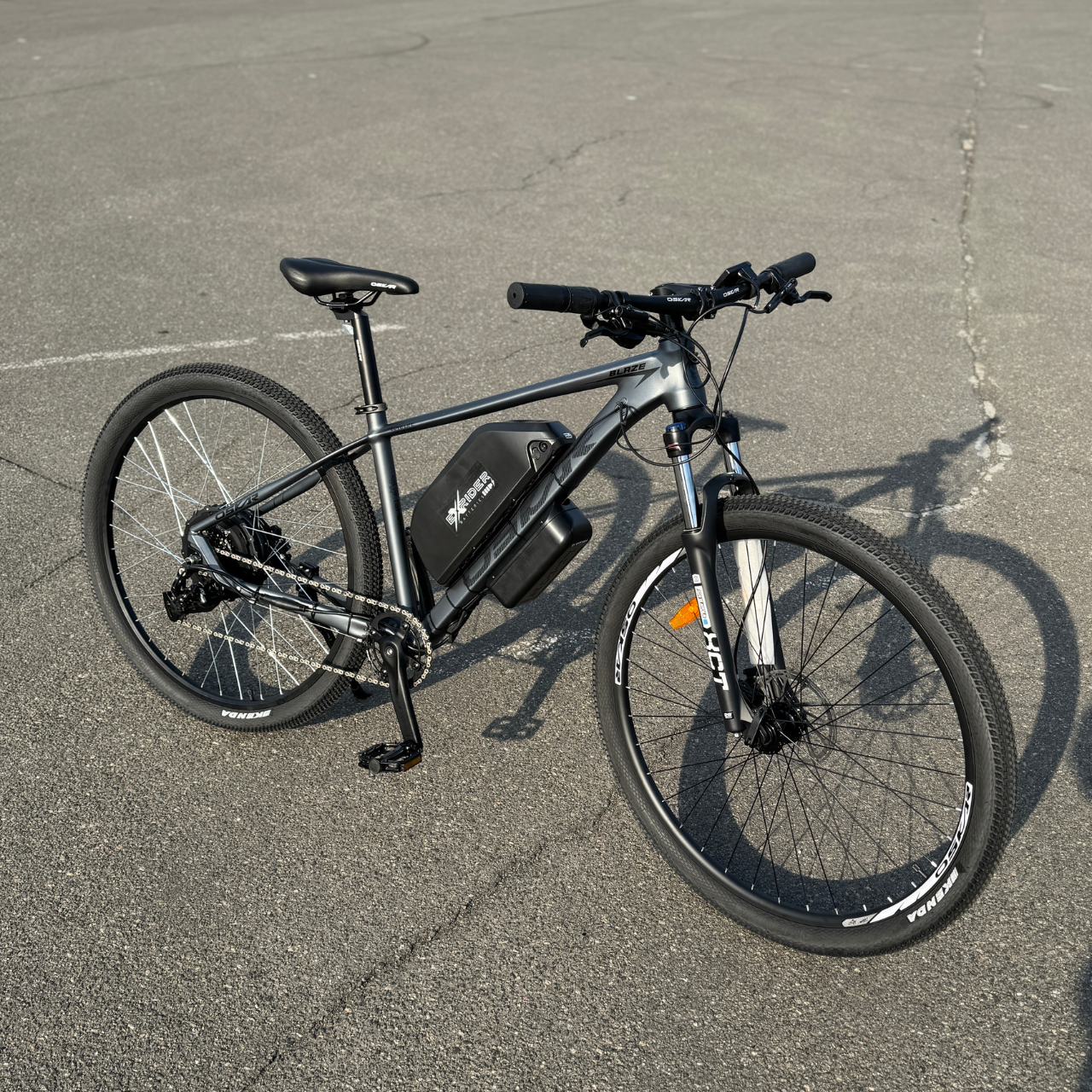 Велосипед Oskar 29" Blaze з Е-комплектом 500w 48v 12ah/ до 45 км запас ходу+дисплей LSD10+Pas-ассистент