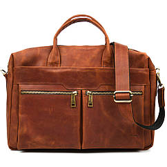 Збільшена сумка для ноутбука 15-17 дюймів коньячна TARWA RB-7122-3mdL
