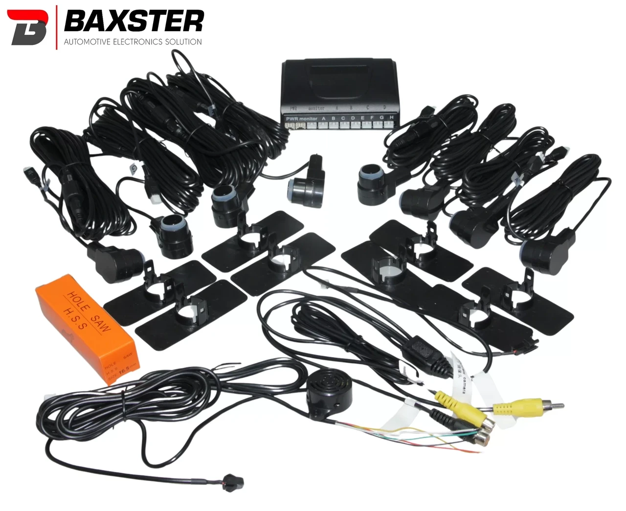 Парктронік Baxster VPR-8050 CVBS чорн 16.5мм внутр