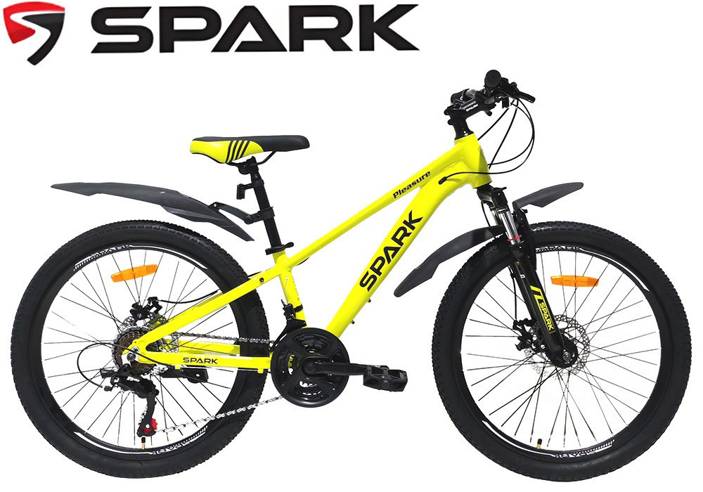 Велосипед підлітковий 24" SPARK PLEASURE рама алюміній 11"