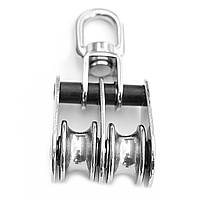 Подвійний роликовий блок із вертлюгом 32mm