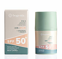 Bogenia Сонцезахисний крем для обличчя 3в1 Sunscreeen Face Cream SPF 50+