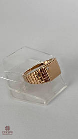 Золотий Перстень зі вставкою цирконій