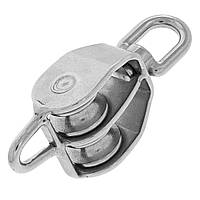 Подвійний роликовий блок із кільцем із вертлюгом 25mm