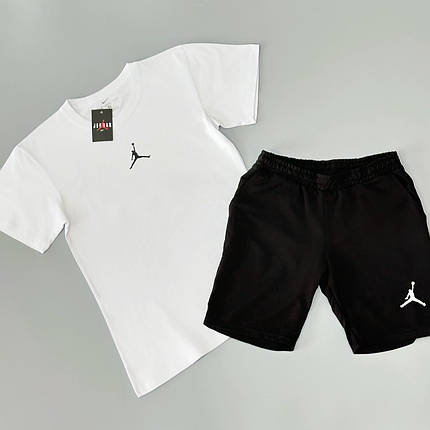 Футболка(біла)+шорти Air Jordan класичний, фото 2