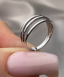 Срібна жіноча каблучка 1566.11р, фото 3