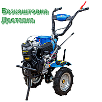 Мотоблок ДТЗ 510ДНІ-К дизельний 10 к.с. з електростартером (колеса 4.00-10)
