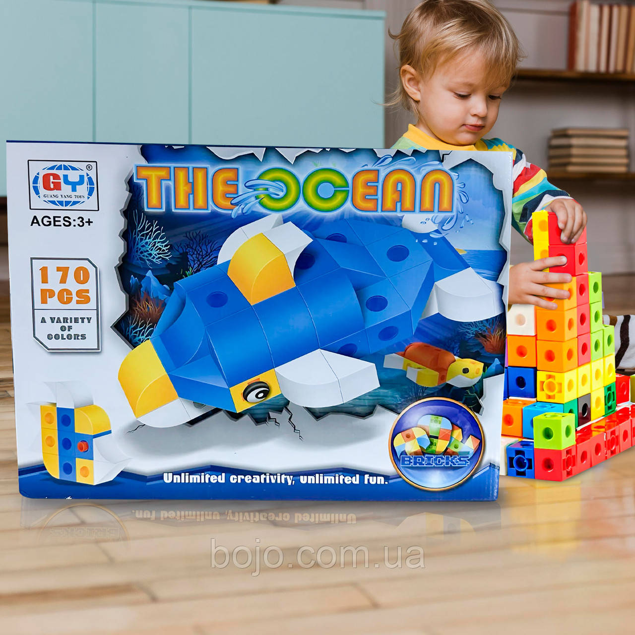 Дитячий іграшковий розвиваючий конструктор Warships 170 деталей 8033