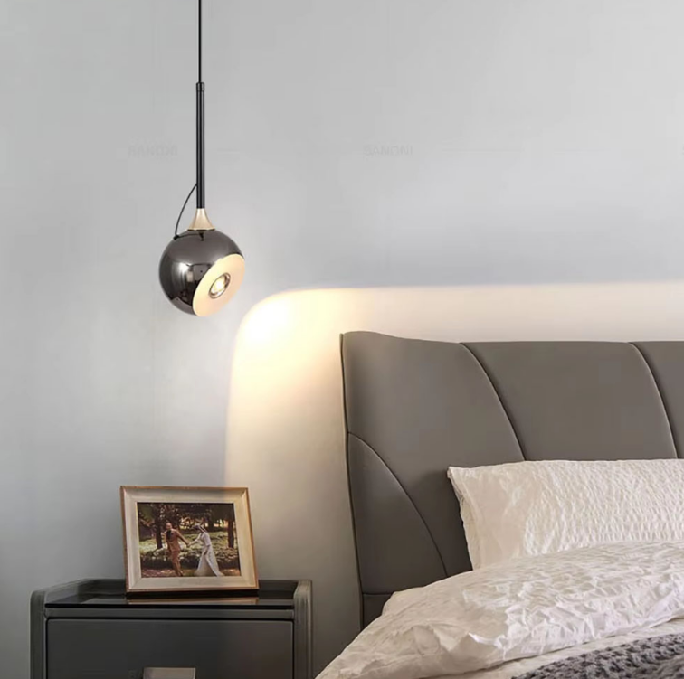 Чорний світильник із графітовим плафоном та магнітом G 157/1 BK, фото 1