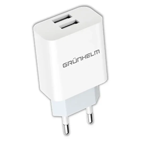 Адаптер живлення для телефона Grunhelm GWC-02 White, фото 1