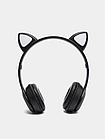 Навушники дитячі Bluetooth накладні Cat Ear P47M / Гарнітура MP3 з котячими вушками RGB-підсвіткою, фото 2