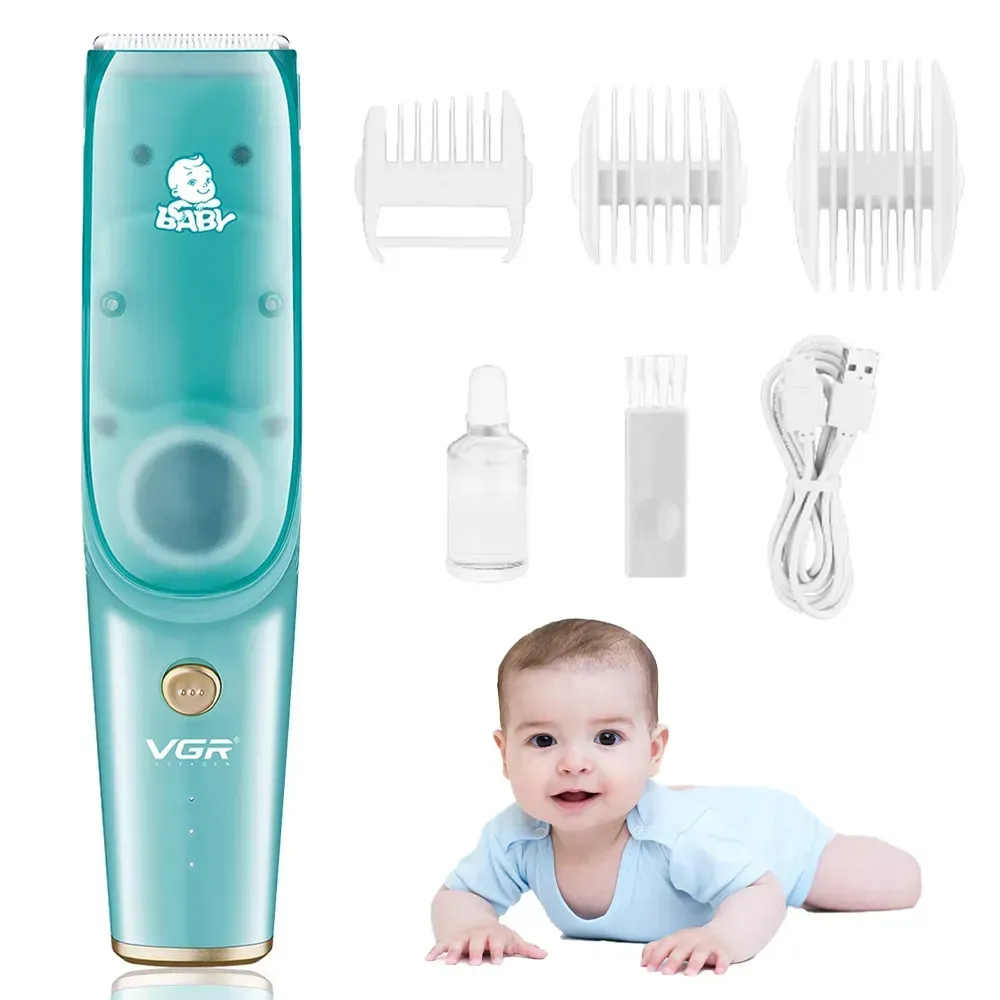 Дитяча машинка для стриження волосся 3 в 1, 5 Вт, VGR V-151 / Акумуляторний тример для дітей, фото 1