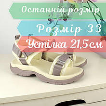 Босоніжки Tom.m для дівчинки-підлітка з анатомічною підошвою без шкіряної устілки  розмір 33 - устілка 21,5 см