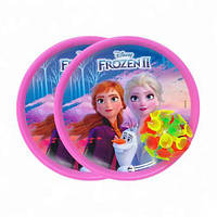 Кетчбол на присосках "Холодне серце" рожевий