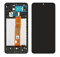 Дисплей Samsung A02 2021 A022 чорний Екран з сенсором (модуль) з рамкою