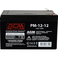 Акумулятор для ДБЖ PowerCom PM-12-12 (PM1212AGM)