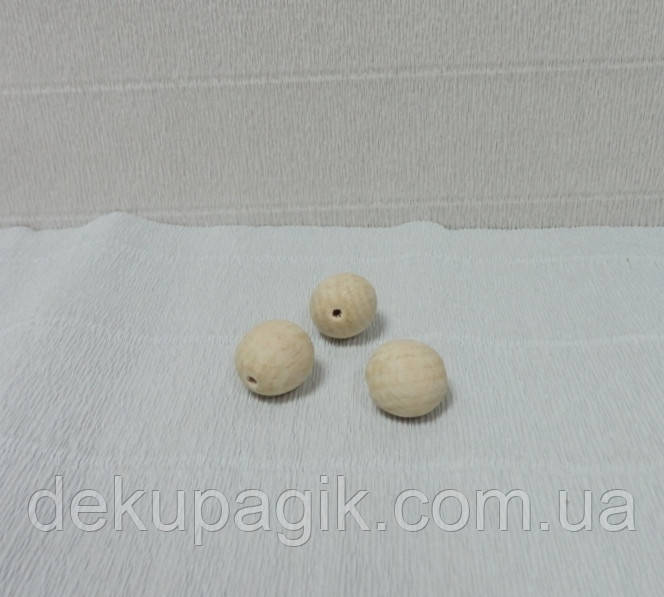 Дерев'яна намистина 1,8 см, фото 1