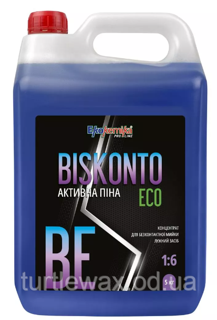Активна піна для безконтактного миття BISKONTO ECO 1:6, 5л