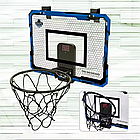 Баскетбольне кільце 25 см на щиті 39x28 см з електронним табло, м'ячем і насосом, фото 3