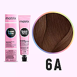 6A (темний блонд попелястий) Тонуюча фарба для волосся без аміаку Matrix Super Sync Pre-Bonded,90ml, фото 4