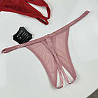 Жіночі стриінги з відкритим доступом Lady Part #24010, фото 5
