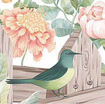 Вінілові наклейки BRUP Квіти біля паркана ( лист 60 х 90 см) Б201-13, фото 4