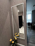 Дзеркало настінне в повний ріст, велике ростове 170x70 см в рамі МДФ, фото 6
