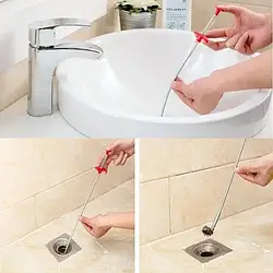 Трос для чищення труб каналізації 60 см трос із захопленням