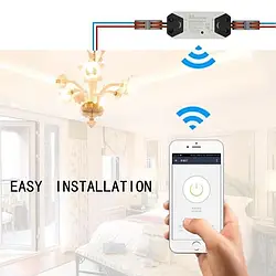 Wi-Fi вимикач бездротове розумне реле Smart Home 4982 10 A 2200 В
