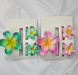 Заколка квітка набір 3 шт, фото 2