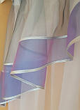 Ламбрекен Firanka Simple карниз 200см фіолетовий з сірим (93_5пб), фото 2