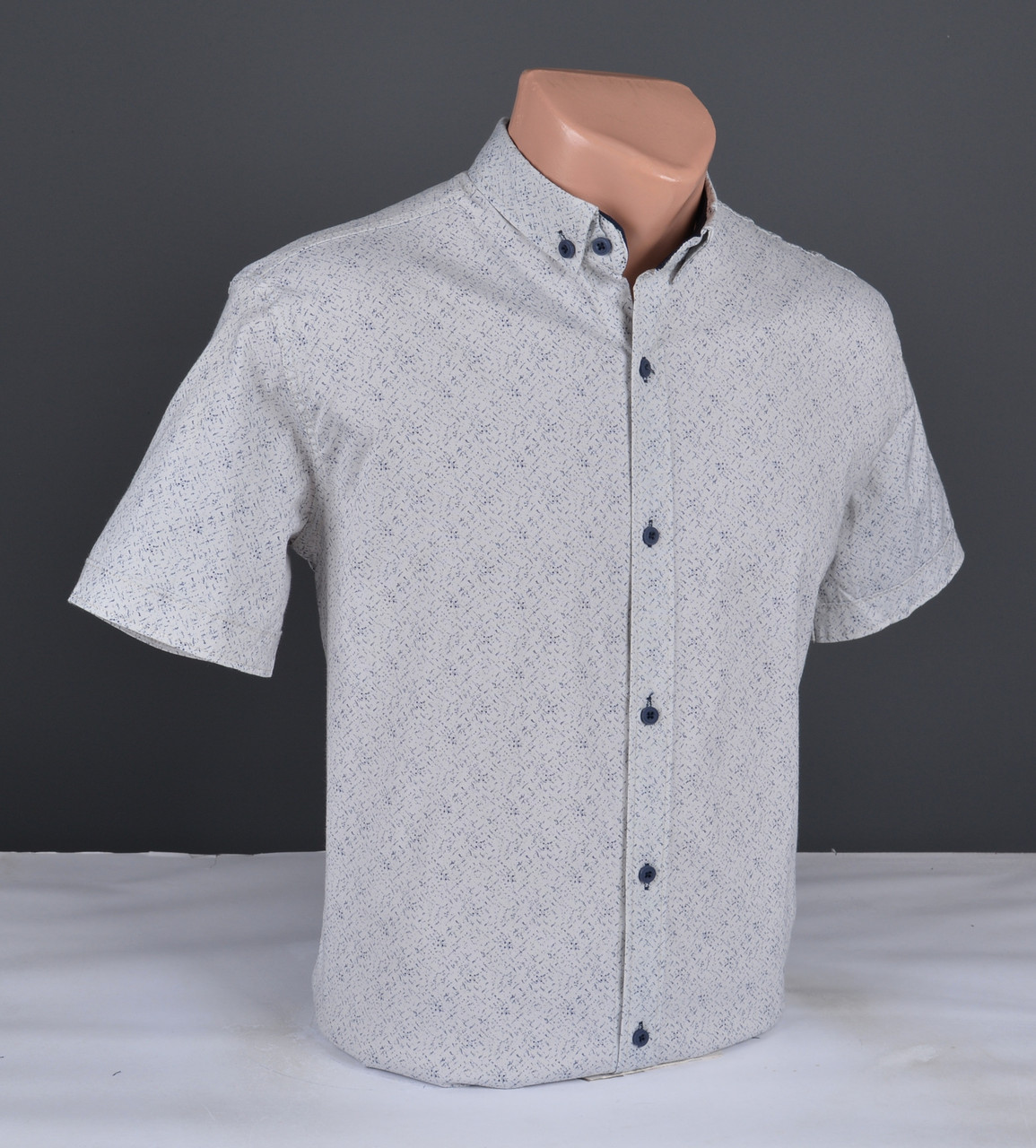 Чоловіча сорочка з коротким рукавом G-port сіра Туреччина 5105, фото 1