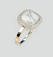 Срібна каблучка з агатом