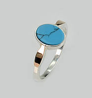 Срібна каблучка з бірюзой