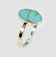 Срібна каблучка з бірюзой