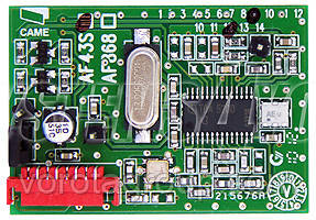Приемник к автоматике одноканальный Came AF43S - фото 2 - id-p21108120