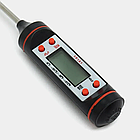 Електронний термометр для їжі, -50 до +300 від батарейки/ Кухонний термометр щуп/ Цифровий термометр для м'яса, фото 6