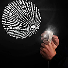 Кулон з ланцюжком "I love you" на 100 мовах світу / Жіночий кулон із проєкцією/підвіска на шию, фото 3