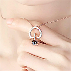 Кулон з ланцюжком "I love you" на 100 мовах світу / Жіночий кулон із проєкцією/підвіска на шию, фото 4