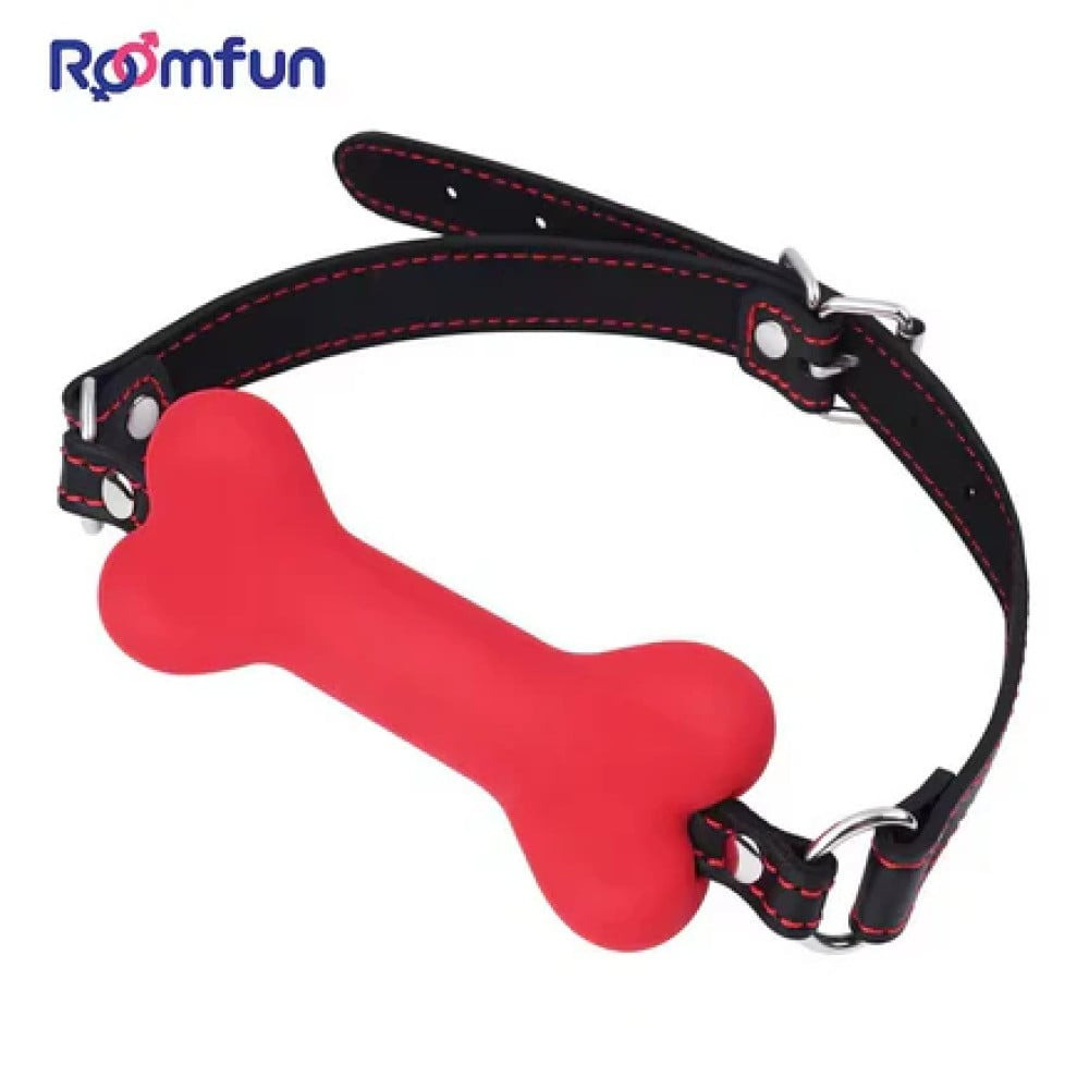 Капелюх у формі кісточки Roomfun Bone Gag силіконовий, червоний, фото 1