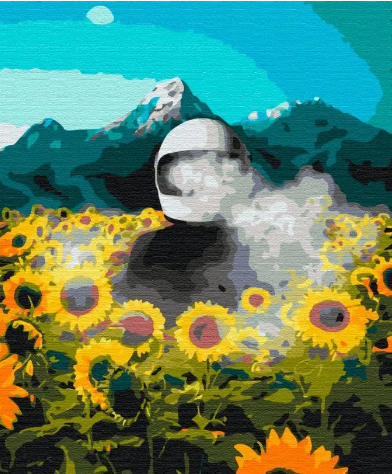 Картина за номерами, Космічна земля, (BS39944), 40 х 50 см, (Без коробки), BrushMe