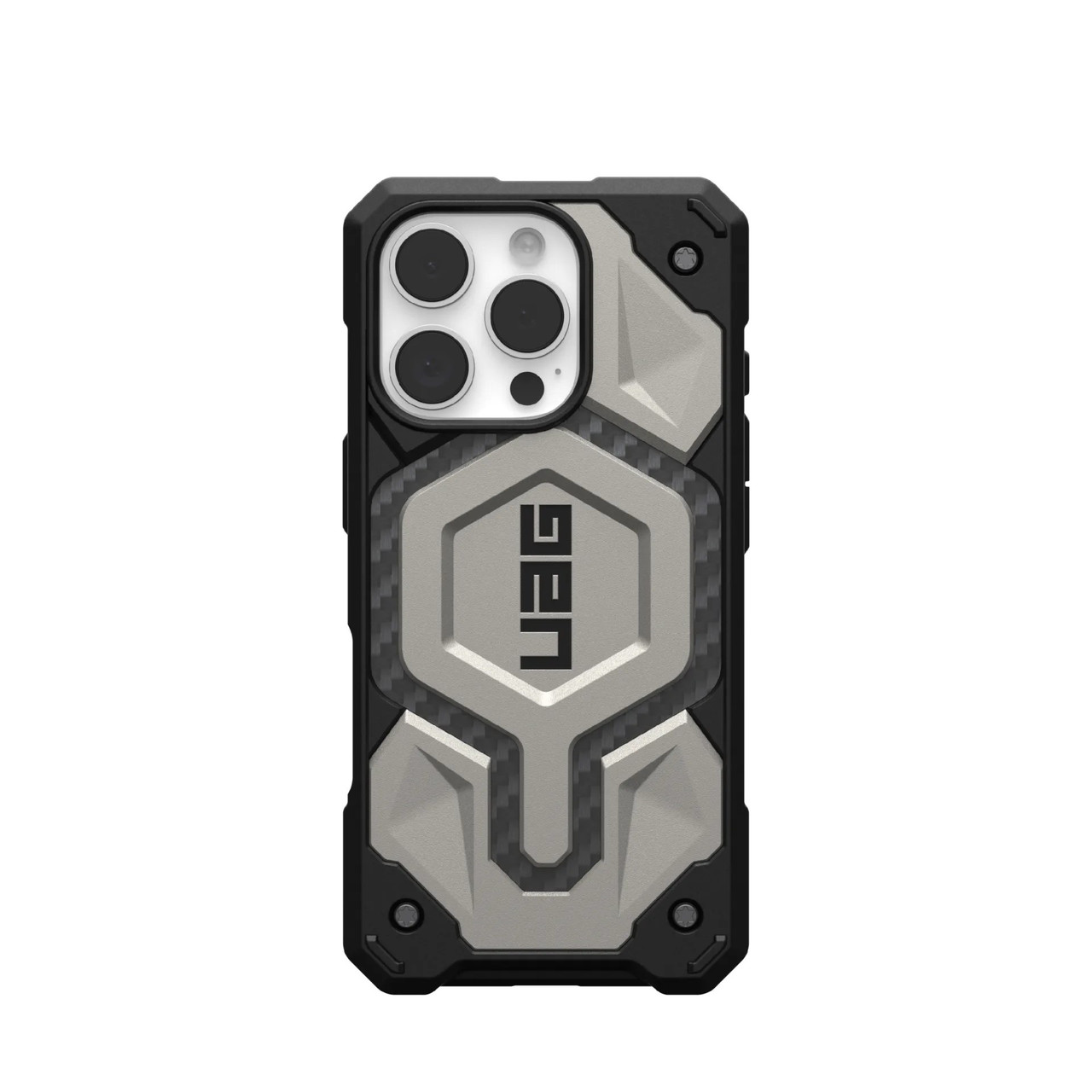 Чохол-бампер для телефону UAG Monarch Pro Magsafe для iPhone 16 Pro Титан (114456113636)
