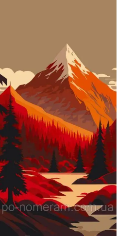 Картини за номерами, Перед сутінками (ACR-11024-AC) 40 х 80 см (Без коробки), ArtCraft