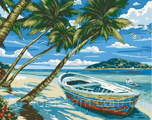 Картина за номерами, Відпочинок мрії (ACR-10583-AC) 40 х 50 см (Без коробки), ArtCraft, фото 1