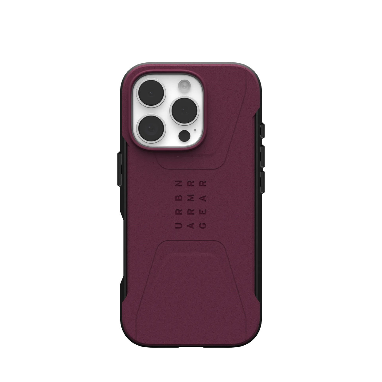 Чохол-бампер для телефону UAG Civilian Magsafe для iPhone 16 Pro Бордовий (114444119049)