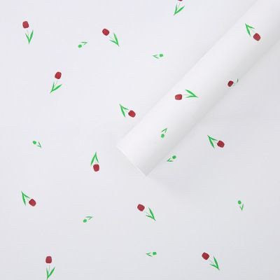 Калька 58х58 см для квітів із візерунком упаковка 5 шт. колір синій, фото 1