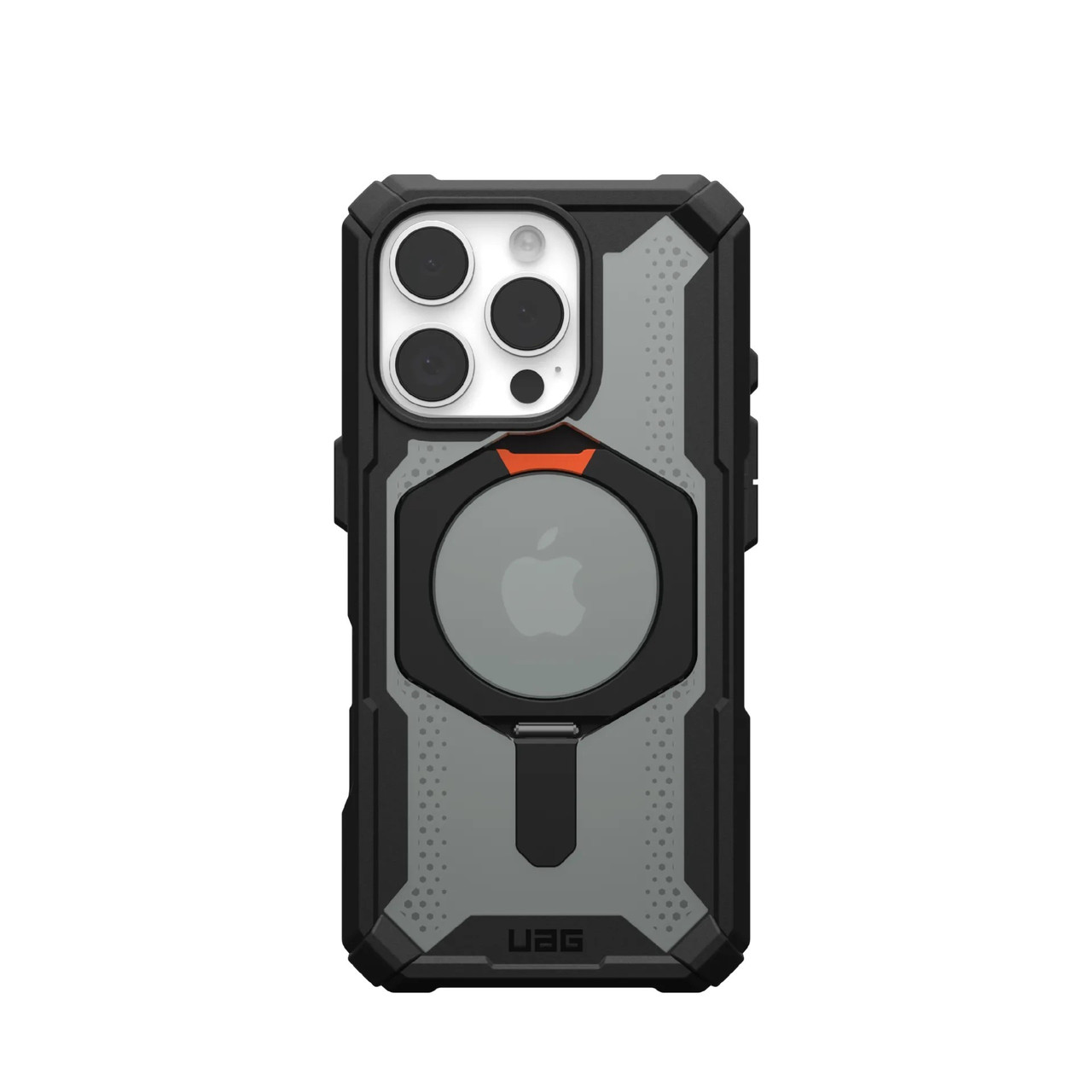 Чохол-бампер для телефону UAG Plasma XTE MagSafe для iPhone 16 Pro Чорний / Помаранчевий (114474114097)
