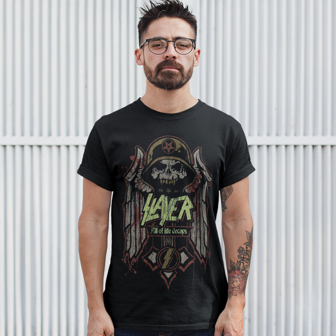 Футболка унісекс Slayer (All Of Life Decays) XS чорний, фото 1