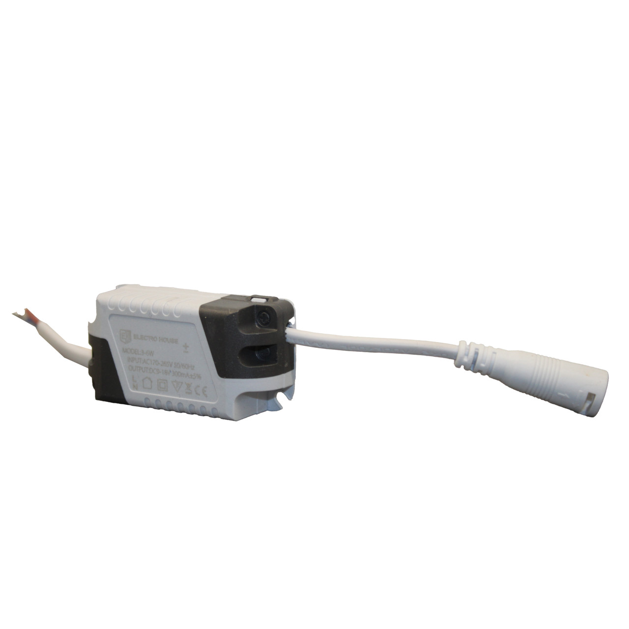 Драйвер для LED панелей 3-6 Вт Input: AC 170-265 В Output: DC9-24V 300mA